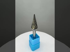 SM Tungsten Carbide Rotary Burr Cone Pointed End Type για ποντοκόπημα με 1/4