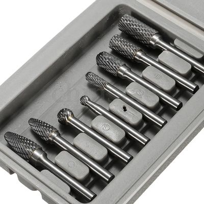 Καλή τιμή Τελειοποίηση Tungsten Carbide Burr Set 8pcs Standard Double Cut Carbide Burr εργαλείο σε απευθείας σύνδεση