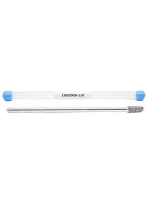 Καλή τιμή C0820-150mm Επεκτεινόμενα 6mm Σκηνό Tungsten Carbide Burrs Τυποποιημένες διπλές κόψεις Carbide Burrs σε απευθείας σύνδεση