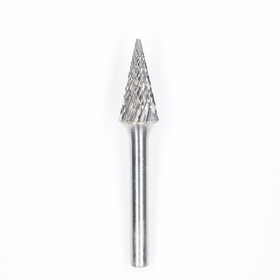 SM-5 28 μορφής κωνικό σχήμα με διπλή κοπή Standard Carbide Burr με 1/4'Shank For Die Grinder Drill Bit