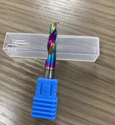 Καλή τιμή Στερεόκαρβιδικό μονό φλάουτο End Mill Router DLC Coating Milling Cutter για αλουμίνιο σε απευθείας σύνδεση