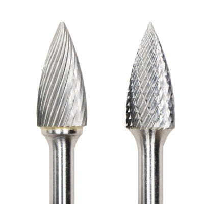 Καλή τιμή 12mm Dia SG Tree Point End Double Cut Carbide Burr 6mm Shank Carbide Burrs για τον γλιστρίστη σε απευθείας σύνδεση