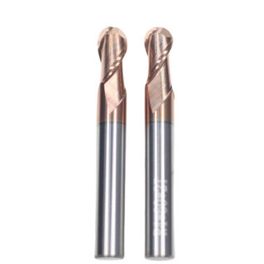 Καλή τιμή 8mm Dia R4*8*16*8*60 2Flutes TiAISiN Carbide Ball Nose End Mill Για ανθρακικό χάλυβα σε απευθείας σύνδεση