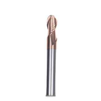 Καλή τιμή 8mm Dia R4*8*16*8*100L 2Flutes TiAISiN Carbide Ball Nose End Mill Για ανθρακικό χάλυβα σε απευθείας σύνδεση