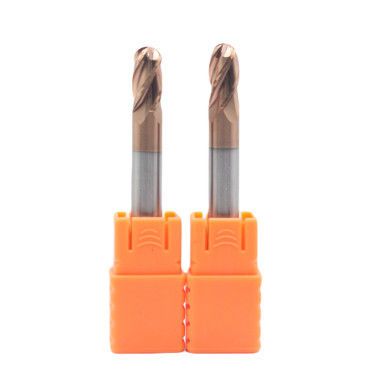 Καλή τιμή 8mm Dia R4*8*16*8*60 4Flutes TiAISiN Carbide Ball Nose End Mill Για ατσάλι άνθρακα σε απευθείας σύνδεση