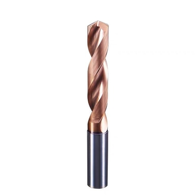 ποιότητας HRC55 Solid Carbide Drill Bit 3D Tungsten Carbide Twist Drills για μέταλλο επικαλυμμένο με TiSiN εργοστάσιο
